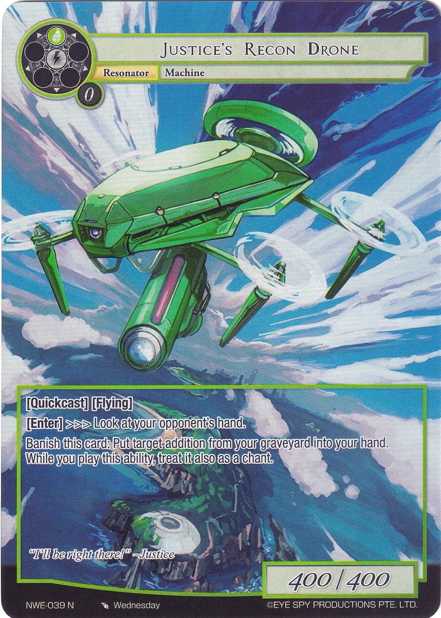 Justice's Recon Drone