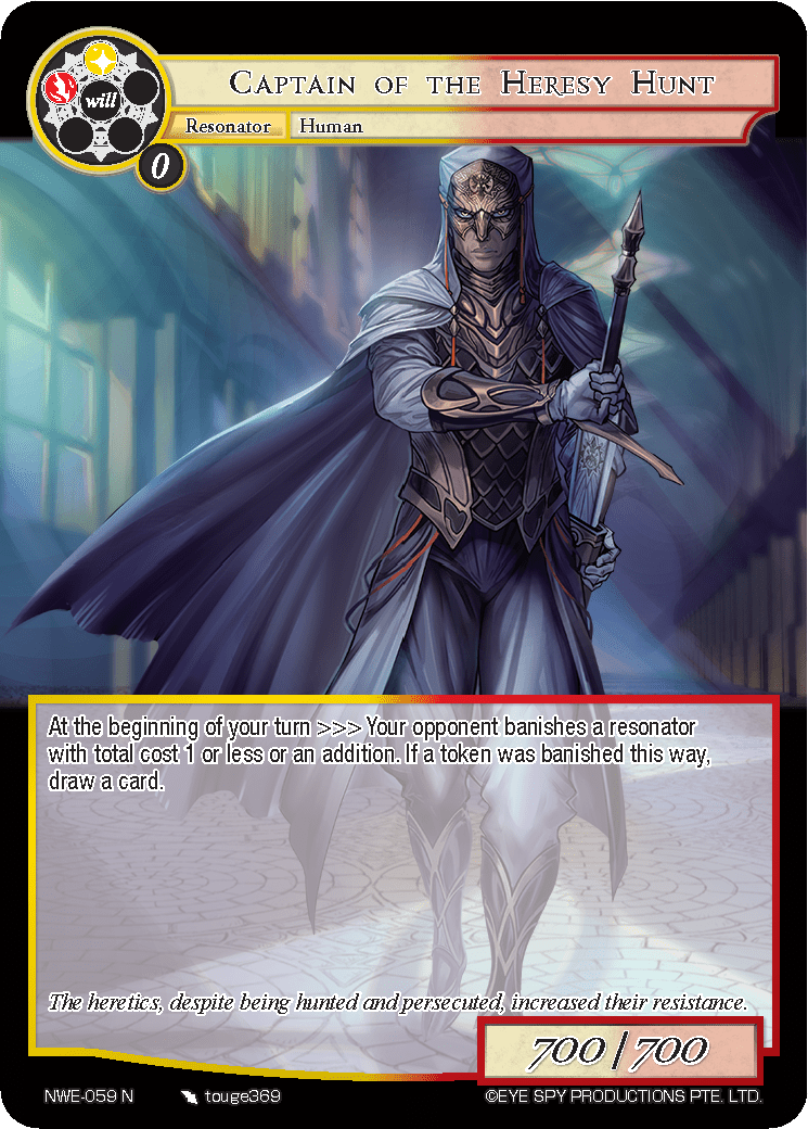 Captain of the Heresy Hunt