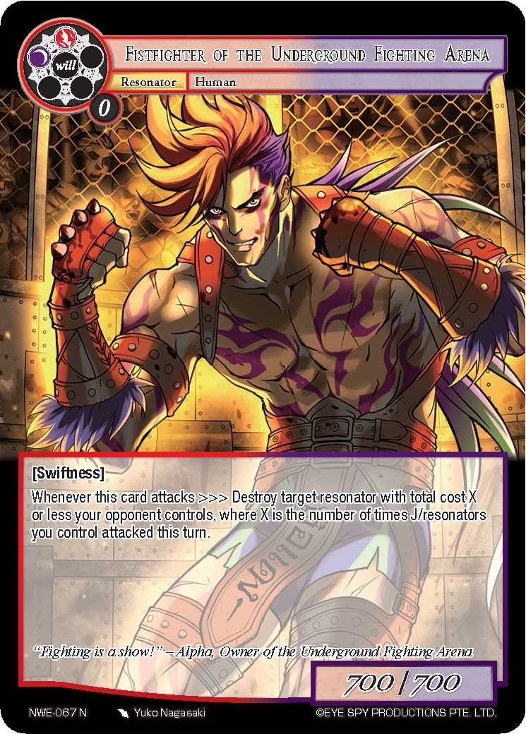 Fistfighter of the Underground Fighting Arena