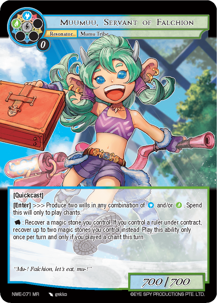 Muumuu, Servant of Falchion