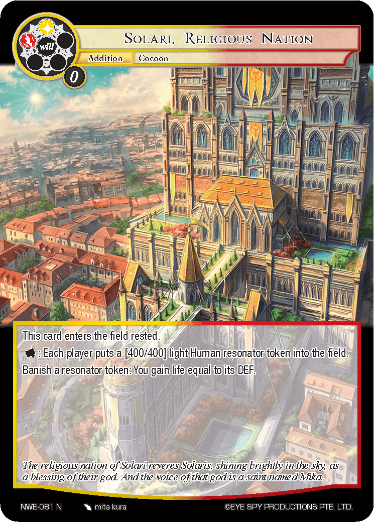 Solari, Religious Nation