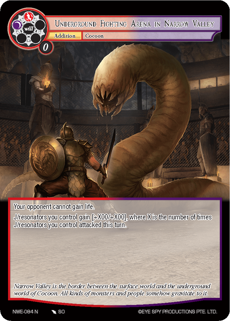 Underground Fighting Arena in Narrow Valley