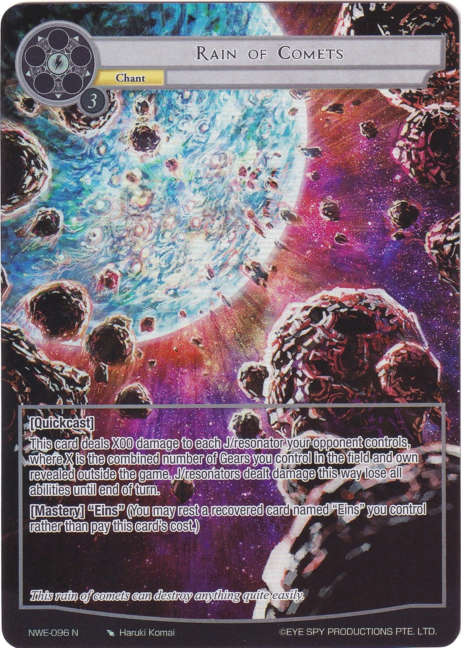 Rain of Comets