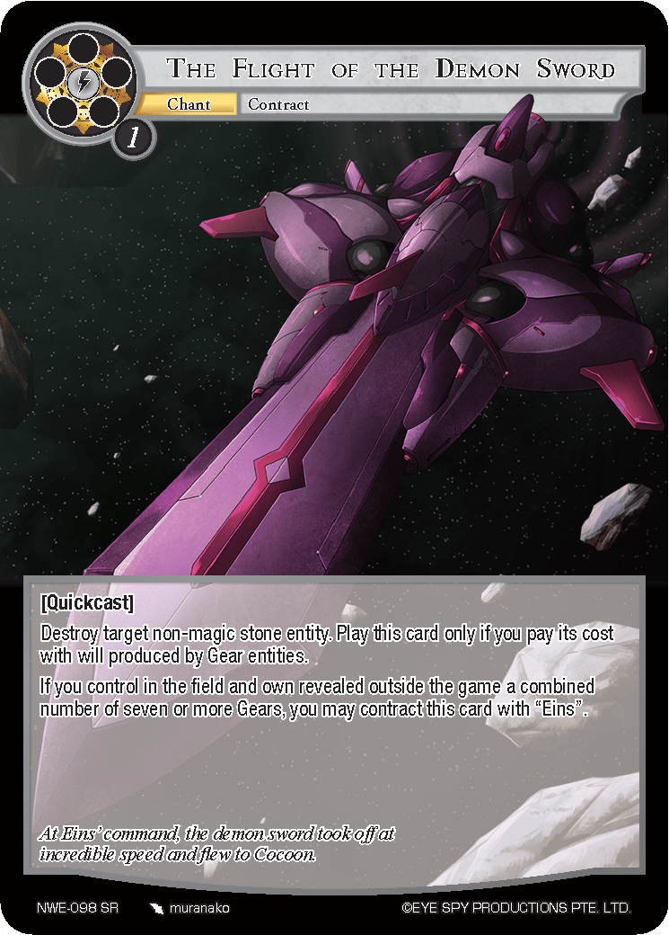 The Flight of the Demon Sword