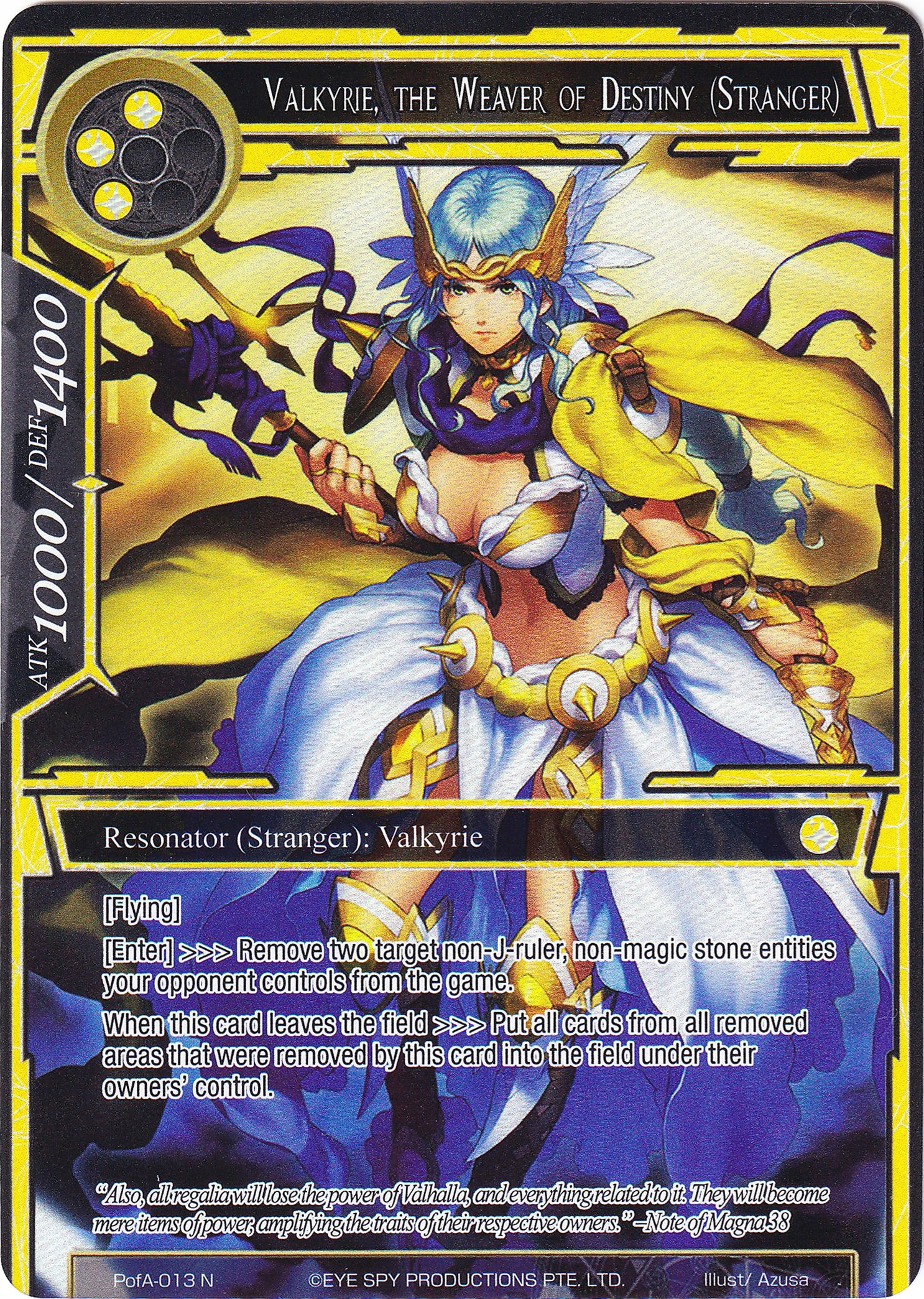 Valkyrie, the Weaver of Destiny (Stranger)