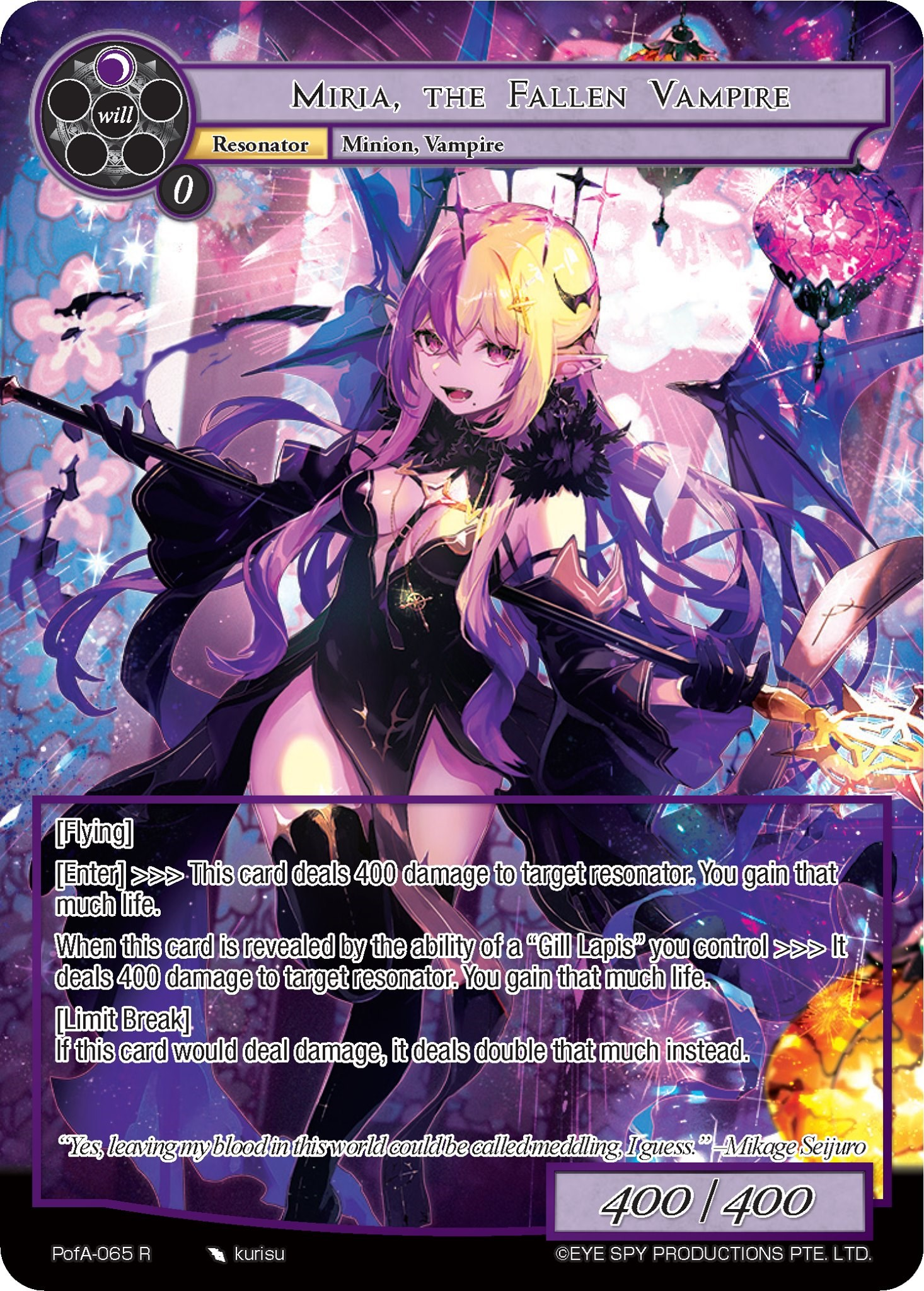 Miria, the Fallen Vampire