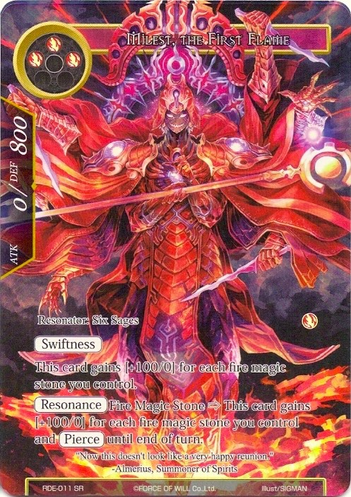 Milest, the First Flame