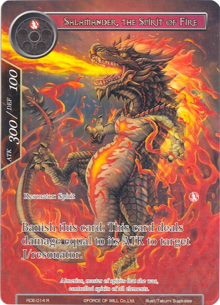 Salamander, the Spirit of Fire