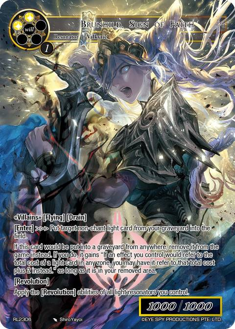 Brunhild, Sign of Faith