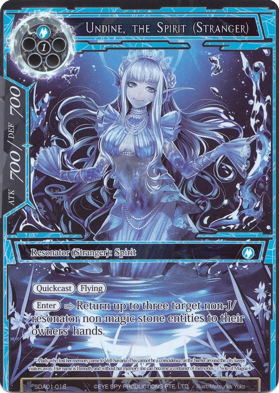 Undine, the Spirit (Stranger)