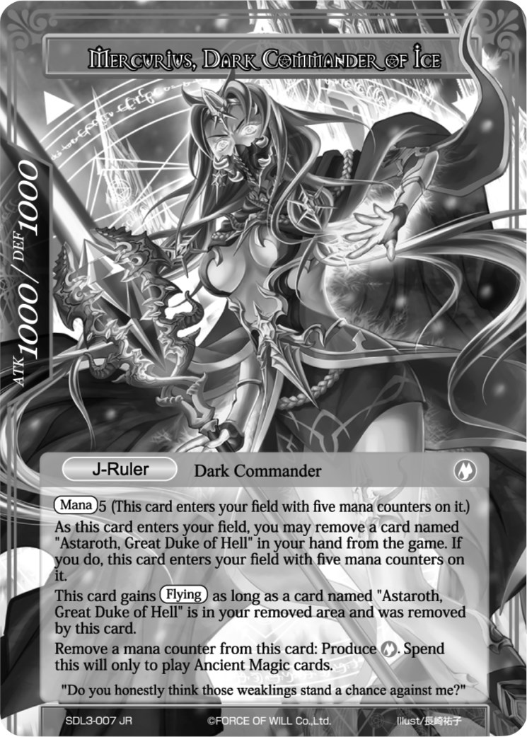 Mercurius, Dark Commander of Ice