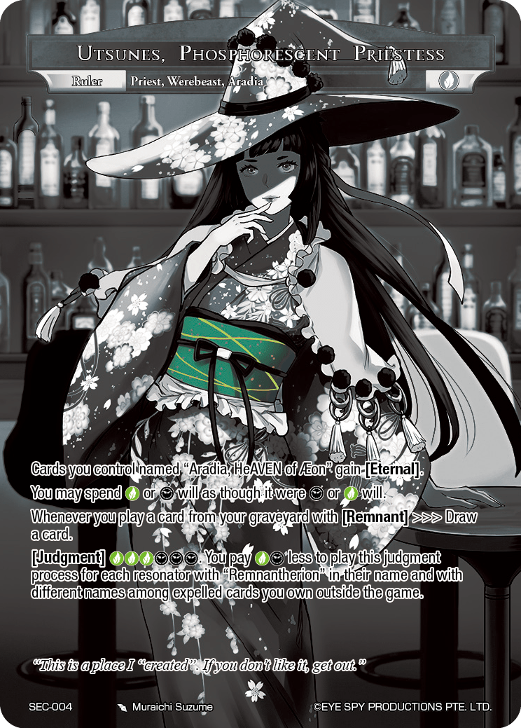 Utsunes, Phosphorescent Priestess