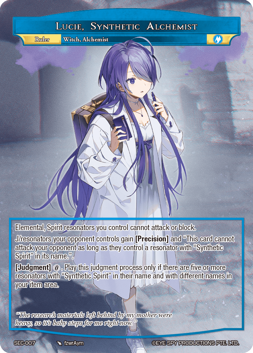 Lucie, Synthetic Alchemist