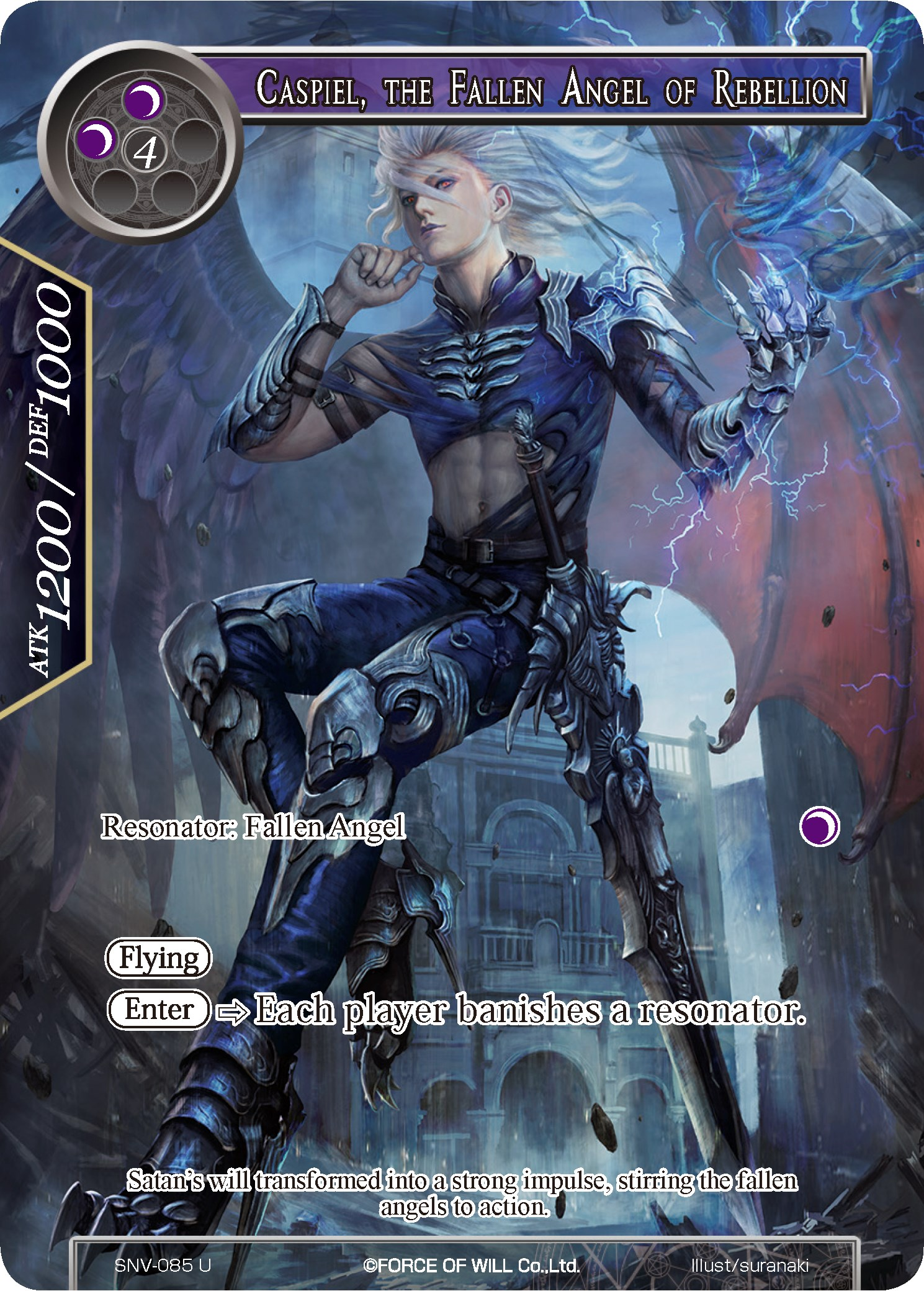 Caspiel, the Fallen Angel of Rebellion