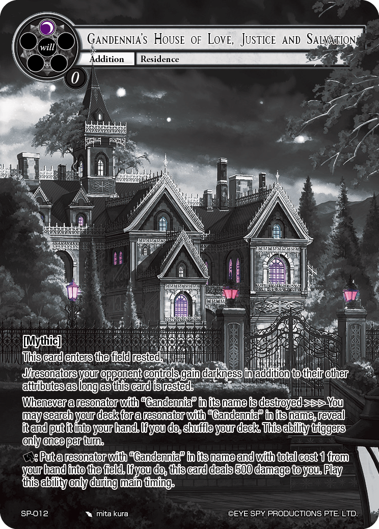 Gandennia's House of Love, Justice and Salvation