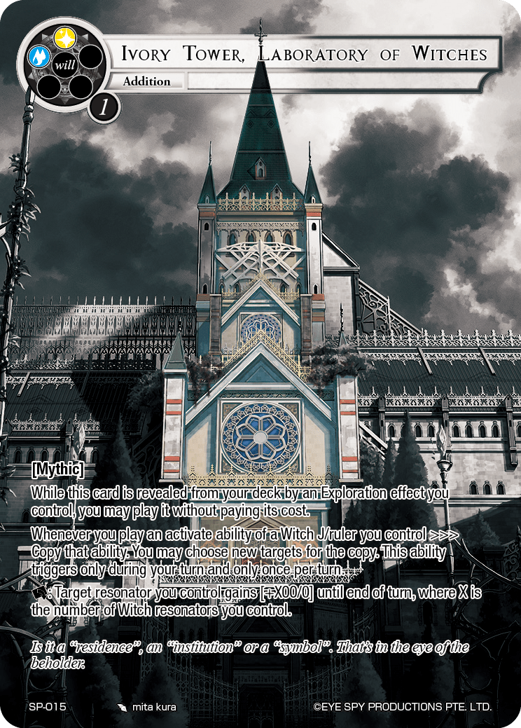 Ivory Tower, Laboratory of Witches