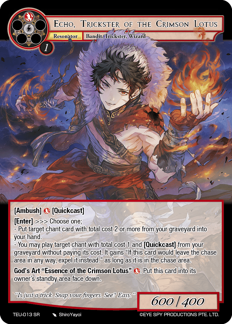 Echo, Trickster of the Crimson Lotus
