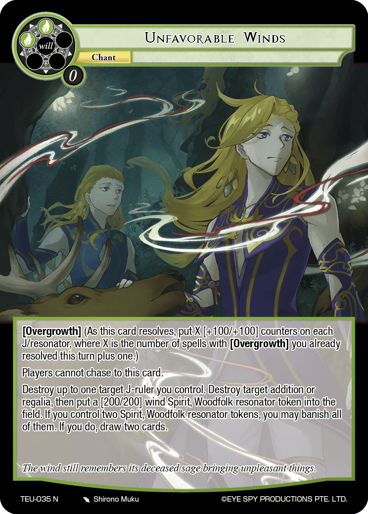 Unfavorable Winds