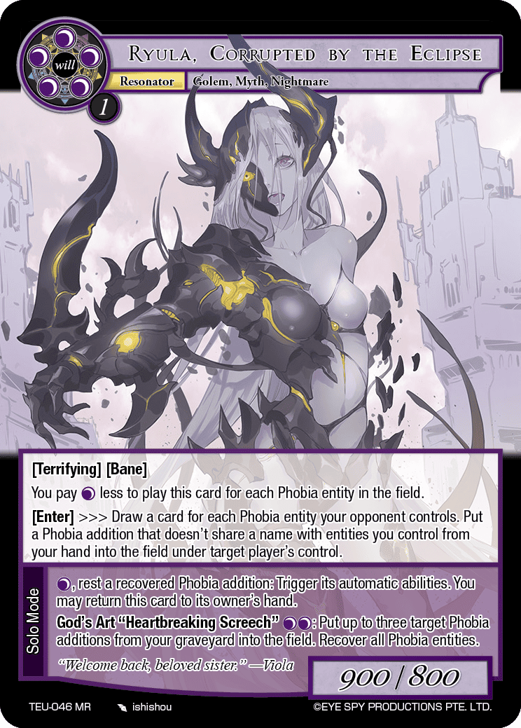 Ryula, Corrupted by the Eclipse