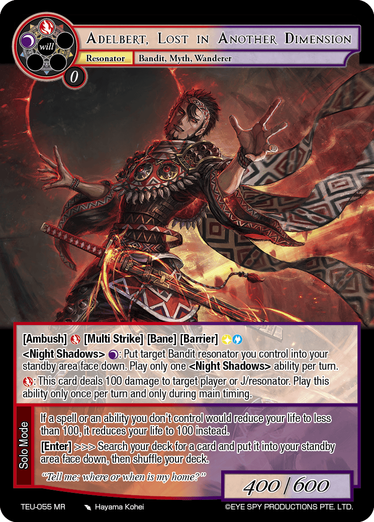 Adelbert, Lost in Another Dimension