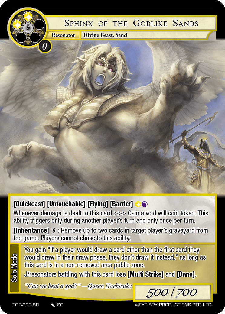 Sphinx of the Godlike Sands