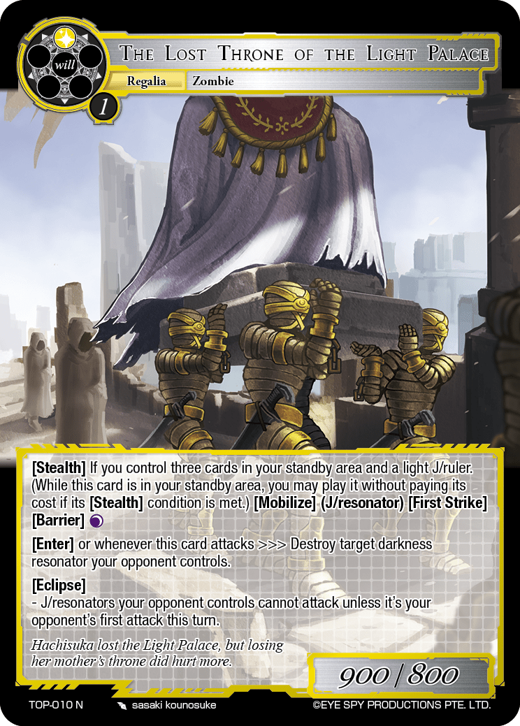 The Lost Throne of the Light Palace