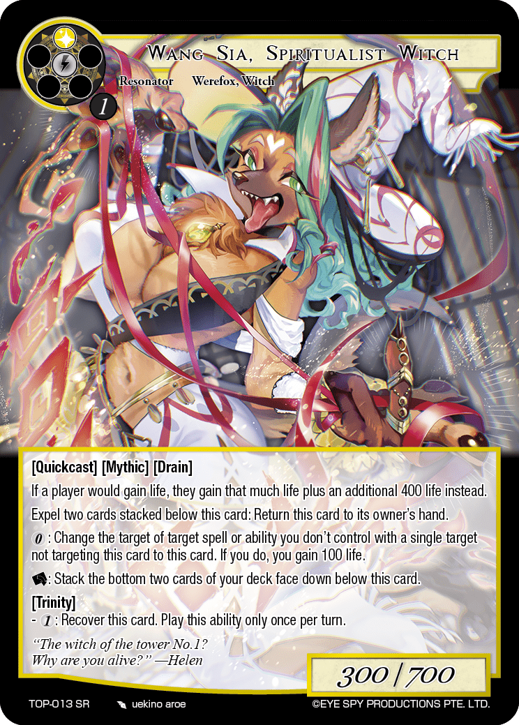 Wang Sia, Spiritualist Witch