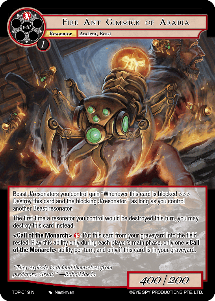 Fire Ant Gimmick of Aradia