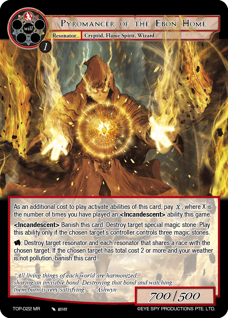 Pyromancer of the Ebon Home