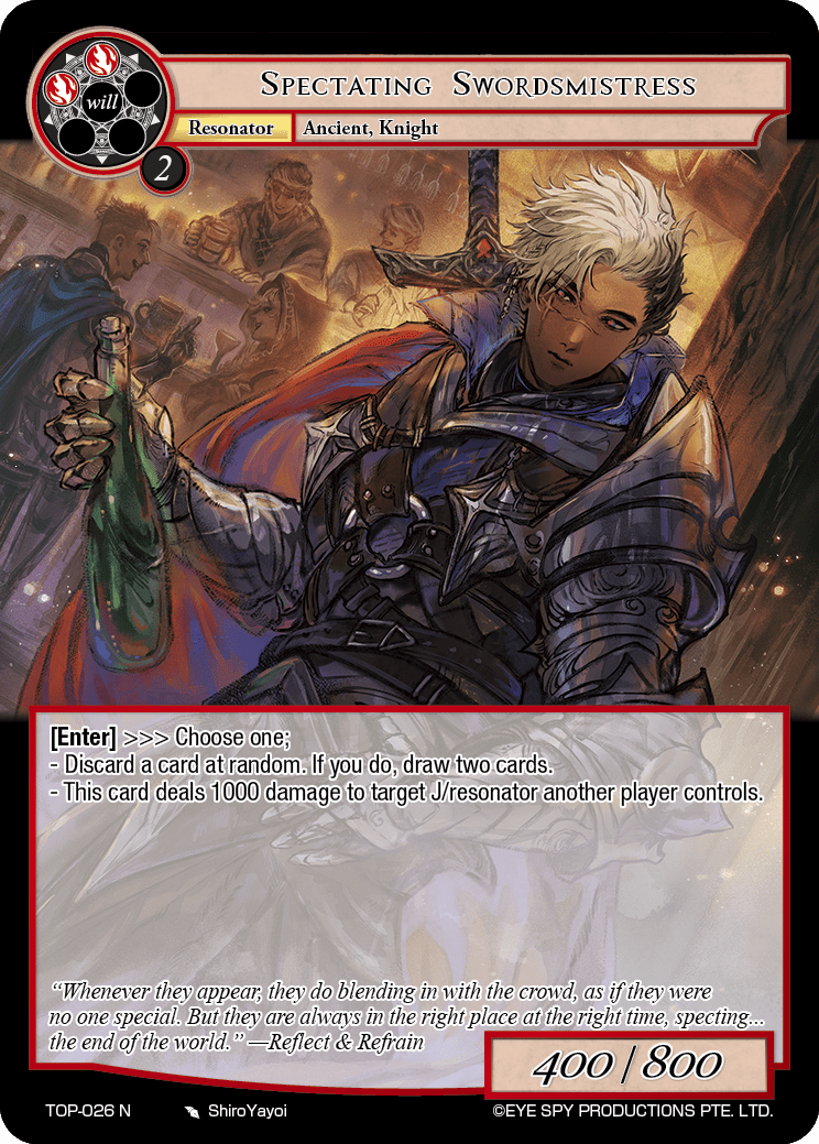 Spectating Swordsmistress