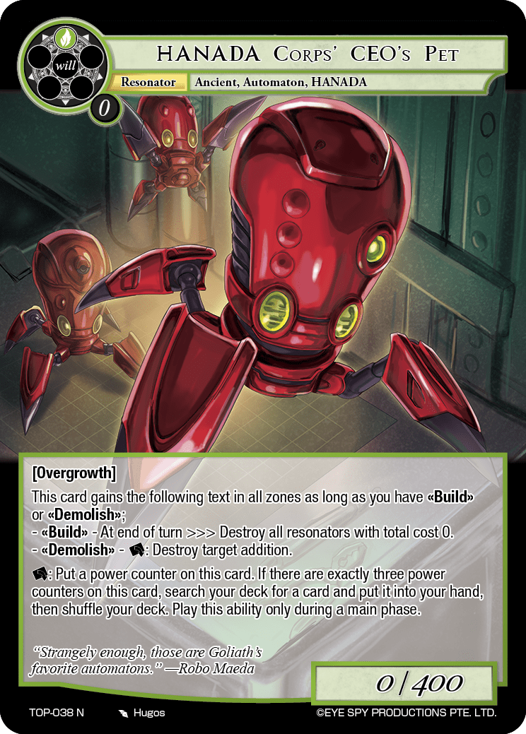 HANADA Corps' CEO's Pet