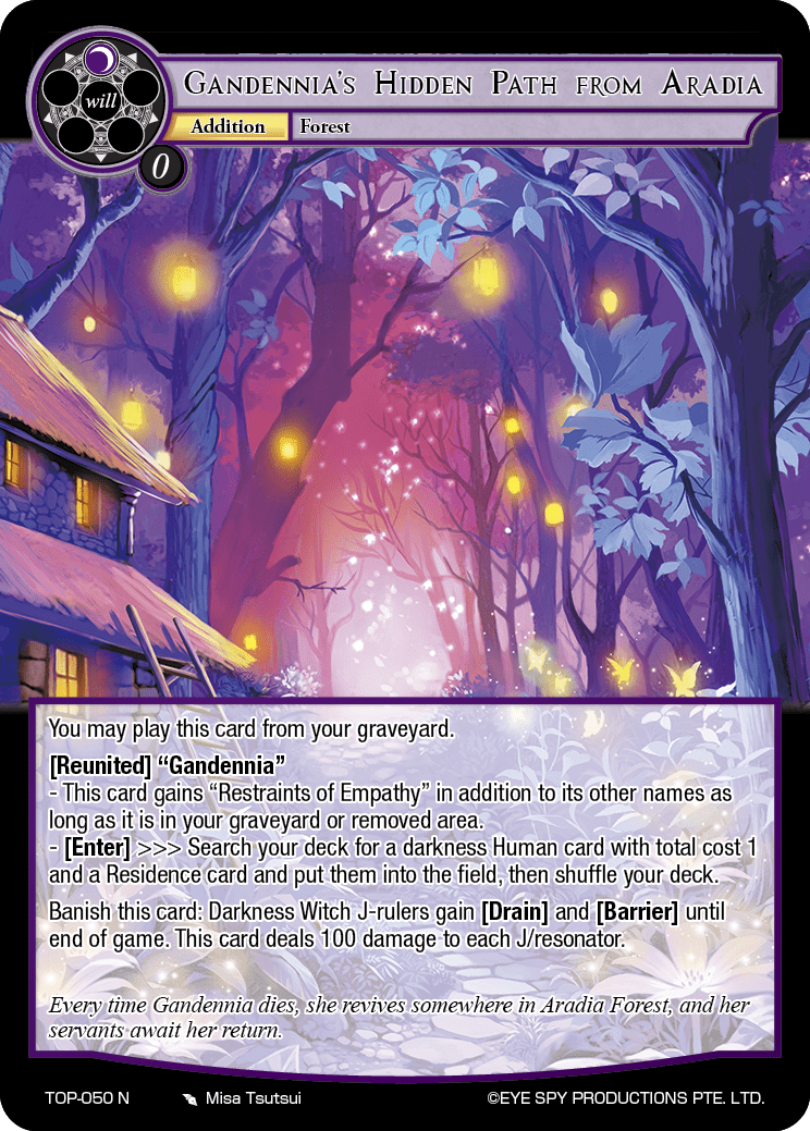 Gandennia's Hidden Path from Aradia