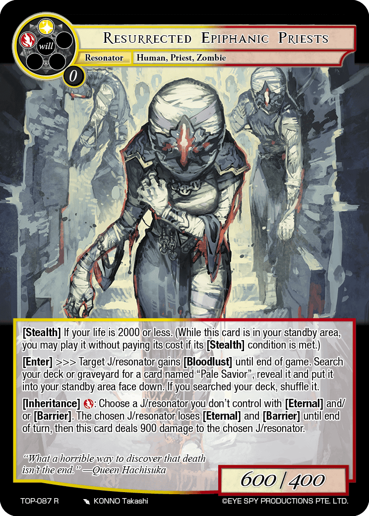Resurrected Epiphanic Priests
