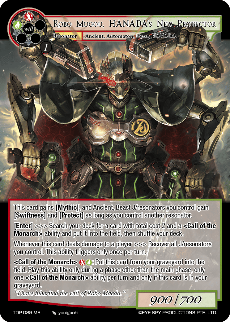 Robo Mugou, HANADA's New Protector