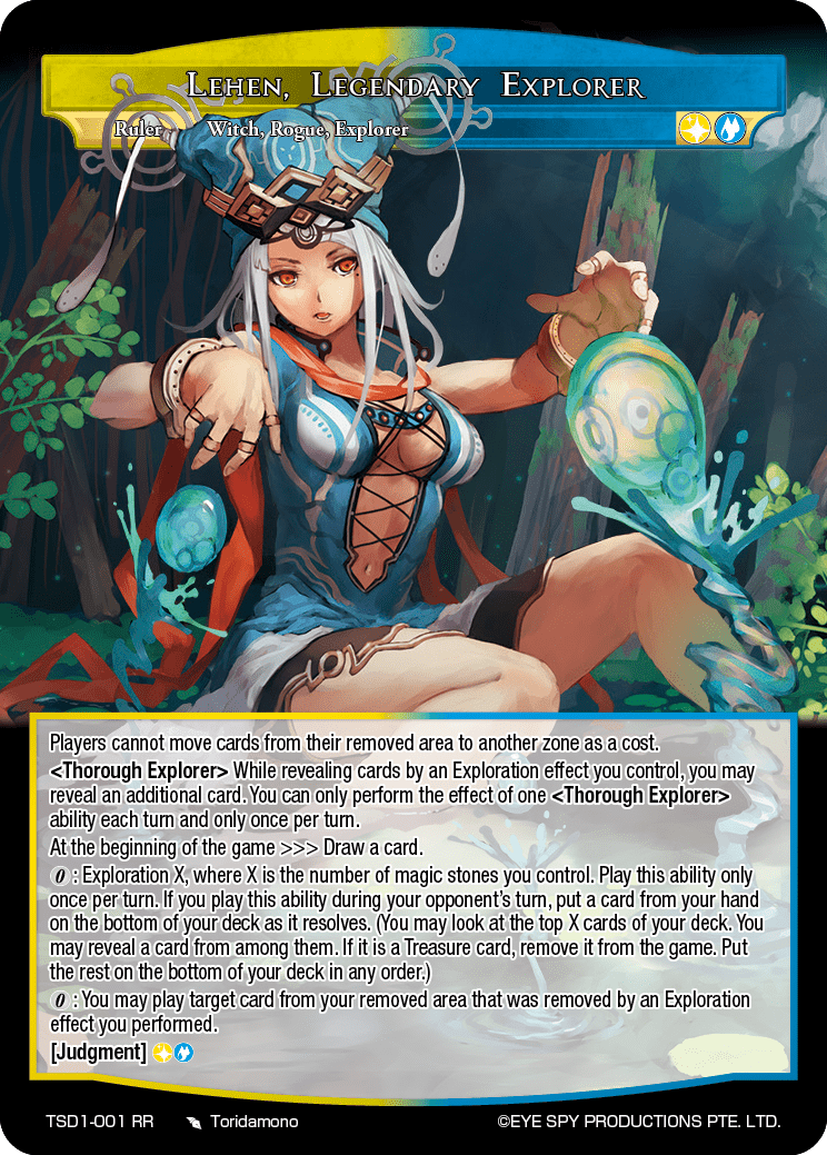 Lehen, Legendary Explorer