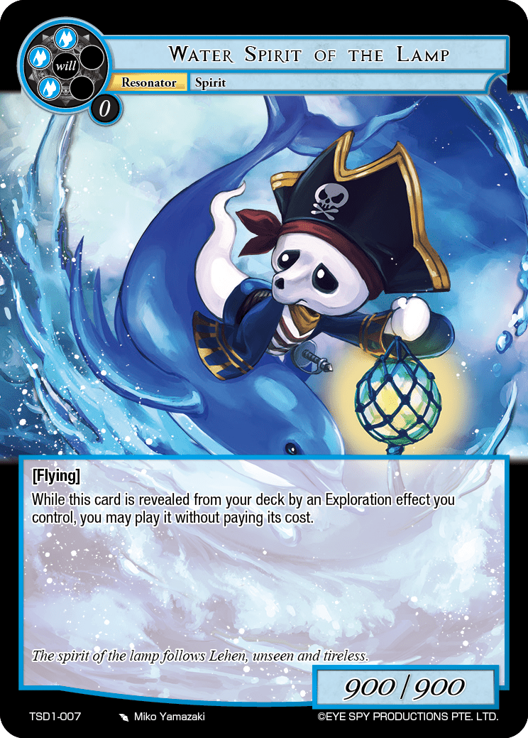 Water Spirit of the Lamp