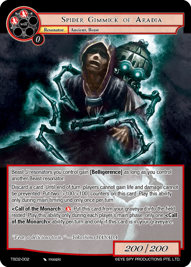 Spider Gimmick of Aradia