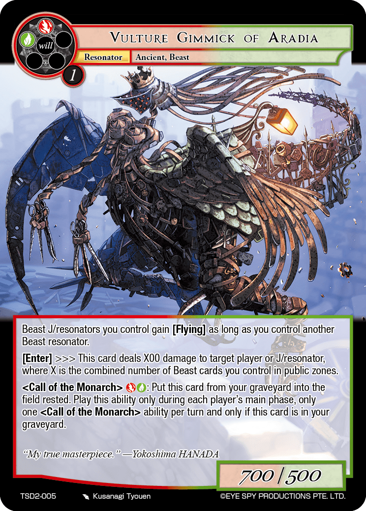 Vulture Gimmick of Aradia