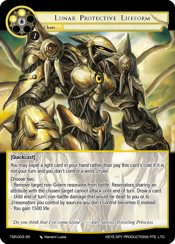 Lunar Protective Lifeform