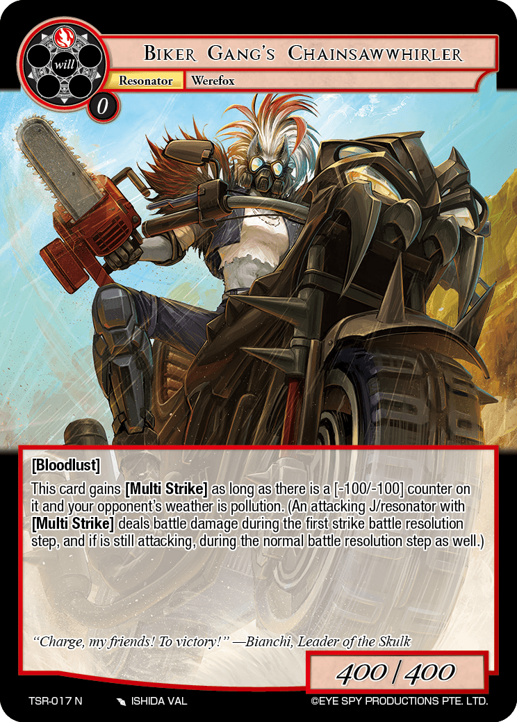 Biker Gang's Chainsawwhirler