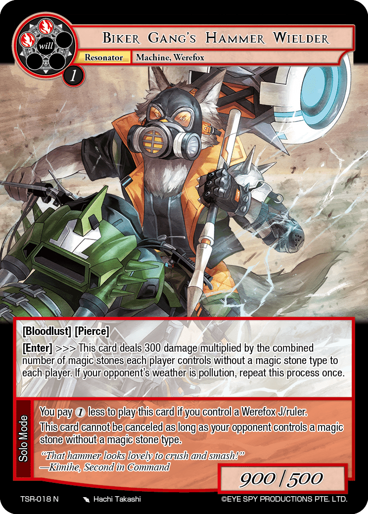 Biker Gang's Hammer Wielder