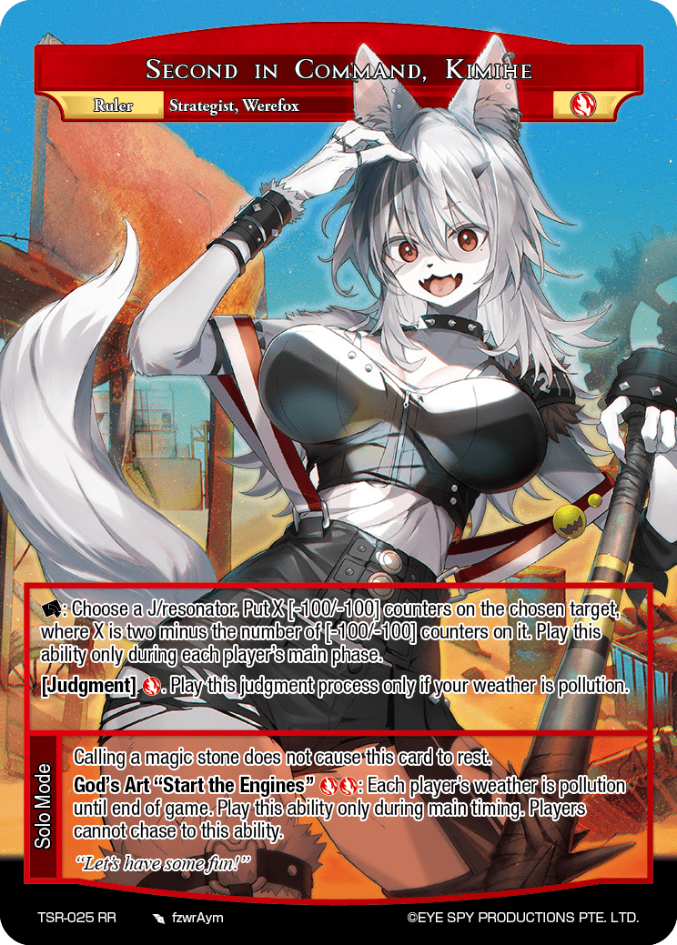 Second in Command, Kimihe