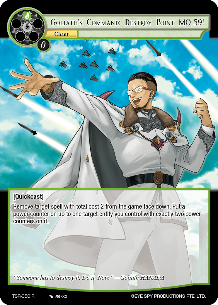 Goliath's Command: Destroy Point MQ-59