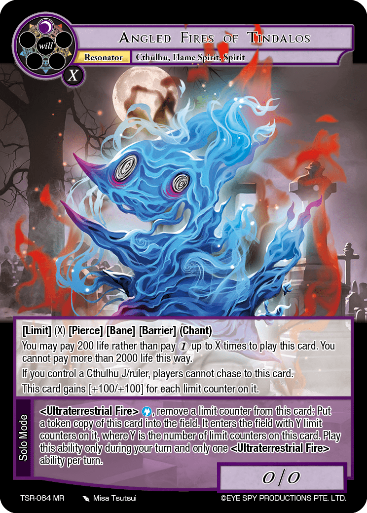 Angled Fires of Tindalos