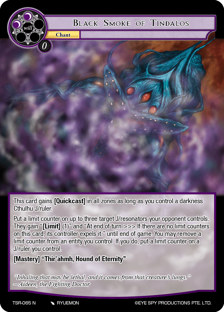 Black Smoke of Tindalos