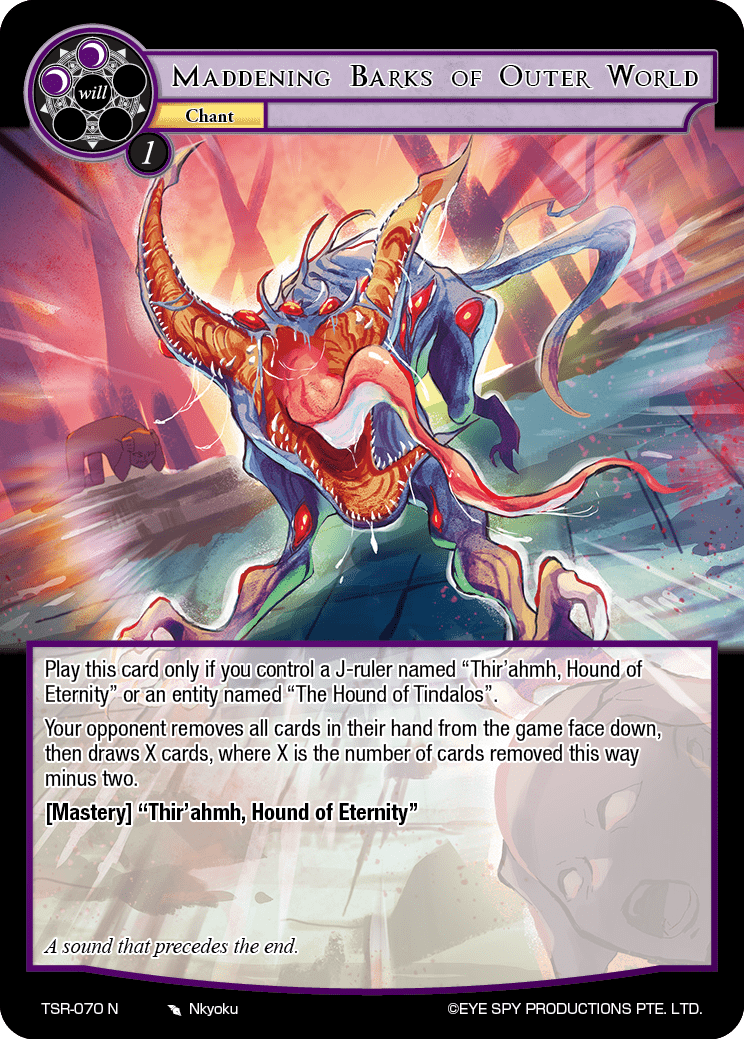 Maddening Barks of Outer World