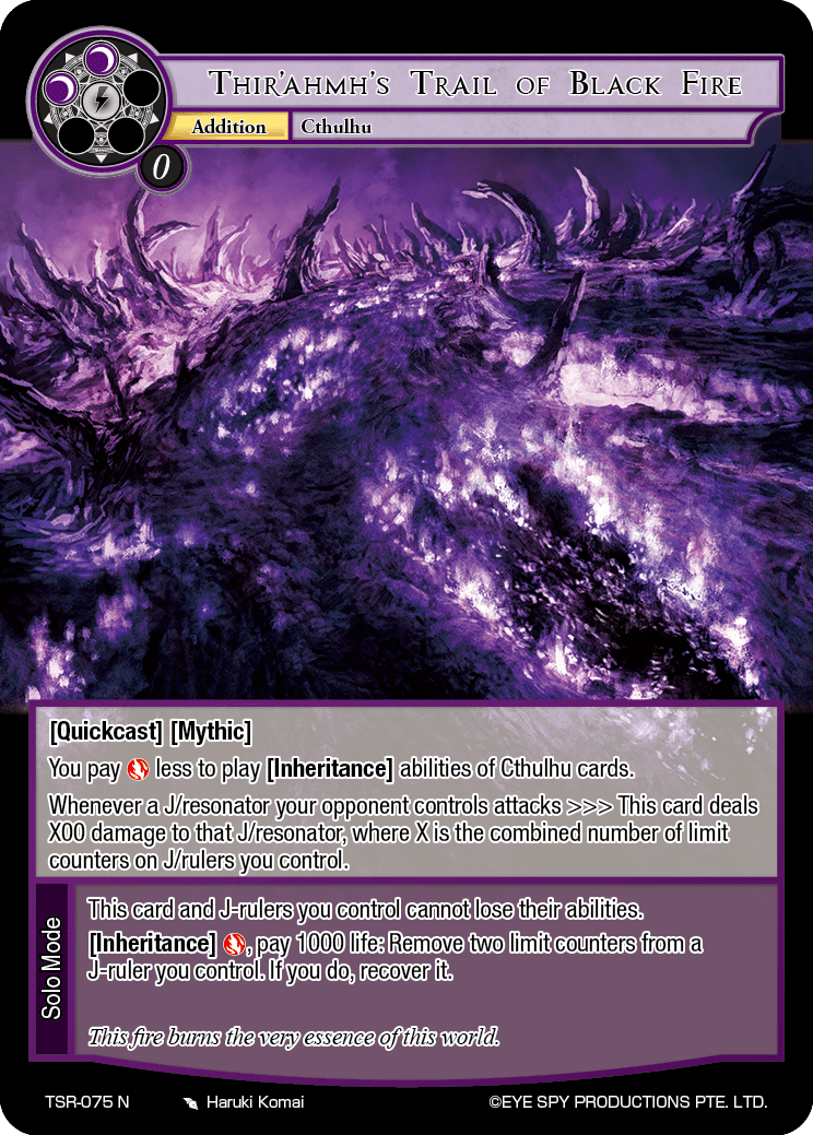 Thir'ahmh's Trail of Black Fire