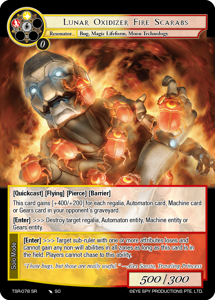 Lunar Oxidizer Fire Scarabs