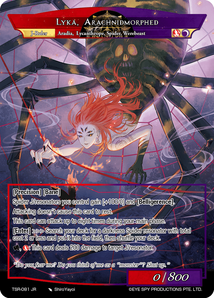 Lyka, Arachnidmorphed