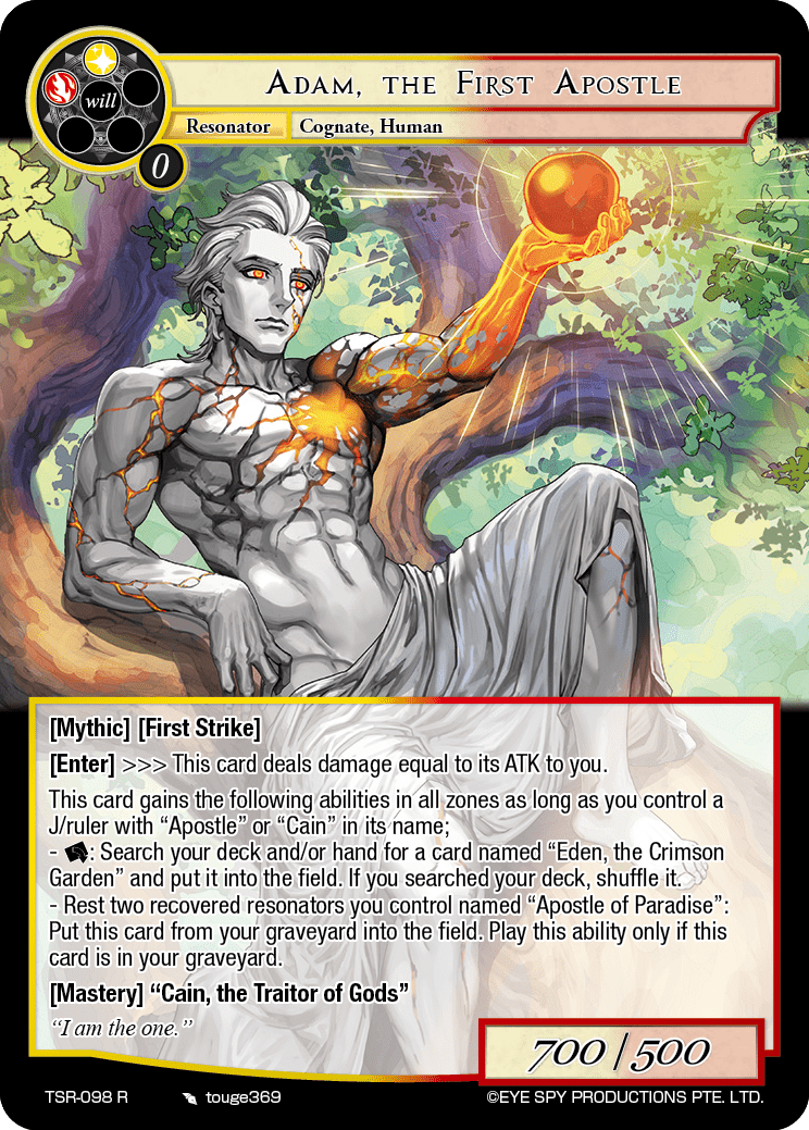 Adam, the First Apostle